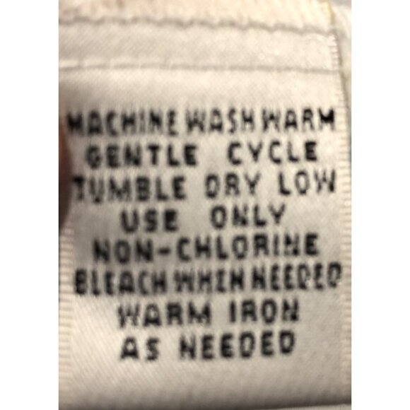 Nightgown Delicates Large Satin White Blue Floral Lace Tradwife Vtg Cottagecore - Picture 8 of 9